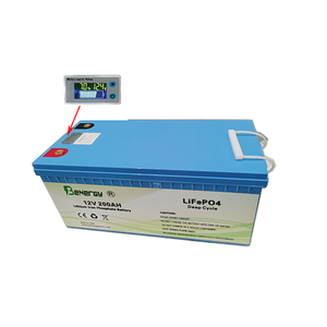 Batería 12V 200AH Azul con Indicador 